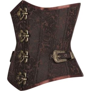 Brown Steampunk Underbust Corset