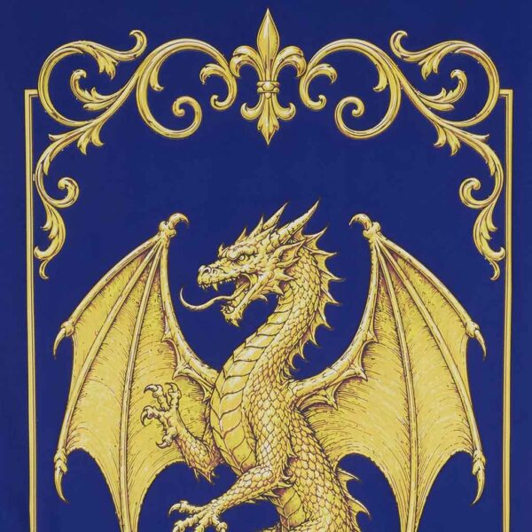 Golden Dragon Medieval Banner