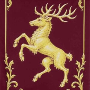 Heraldic Stag Medieval Banner