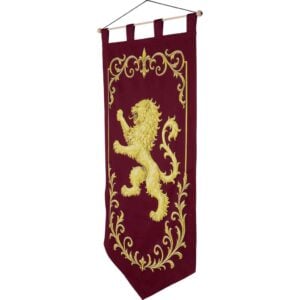 Heraldic Lion Medieval Banner