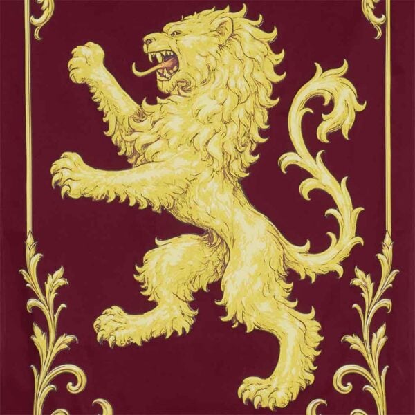 Heraldic Lion Medieval Banner