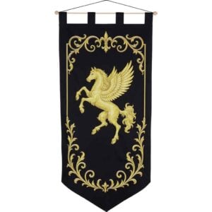 Heraldic Pegasus Medieval Banner