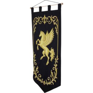 Heraldic Pegasus Medieval Banner