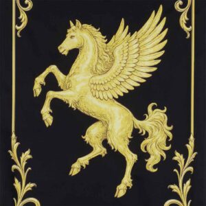 Heraldic Pegasus Medieval Banner