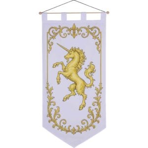Heraldic Unicorn Medieval Banner