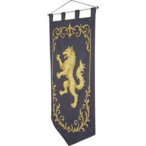 Heraldic Wolf Medieval Banner