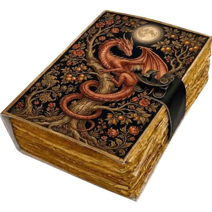 Clasped Dragon Leather Journal