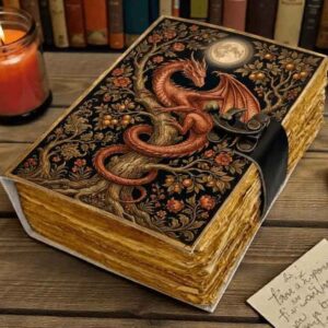 Clasped Dragon Leather Journal