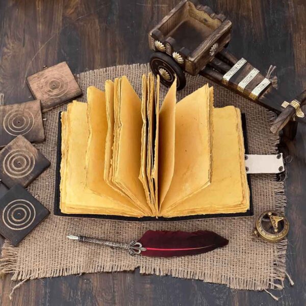 Enchanted Dragon Bookshelf Leather Journal