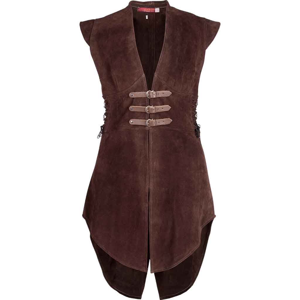 Cyra Womens Suede Vest