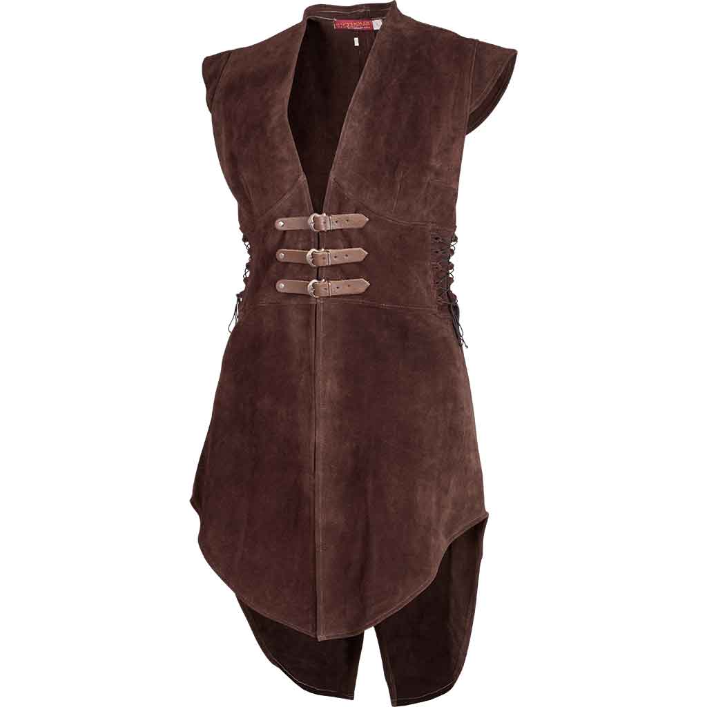 Cyra Womens Suede Vest