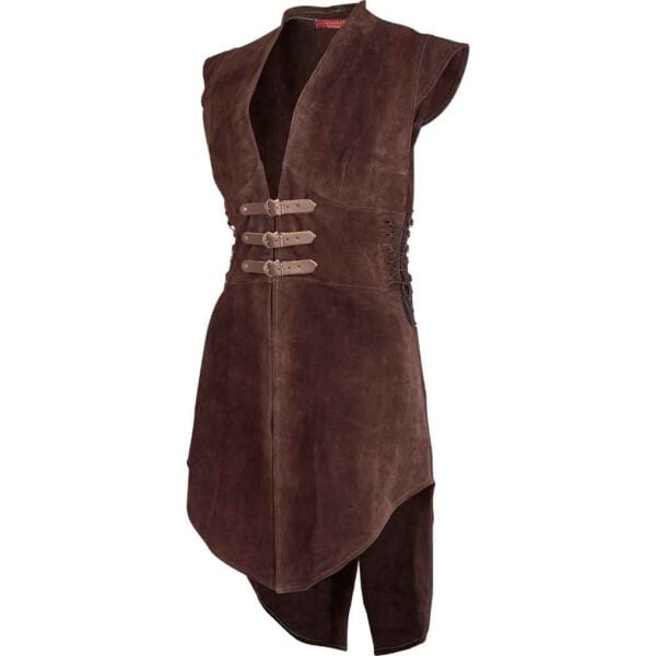 Cyra Womens Suede Vest