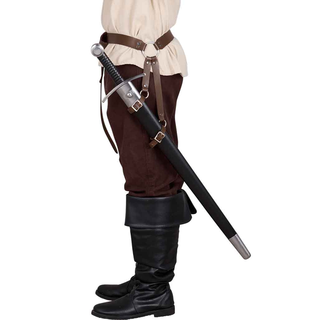 Medieval Leather Sword Belt