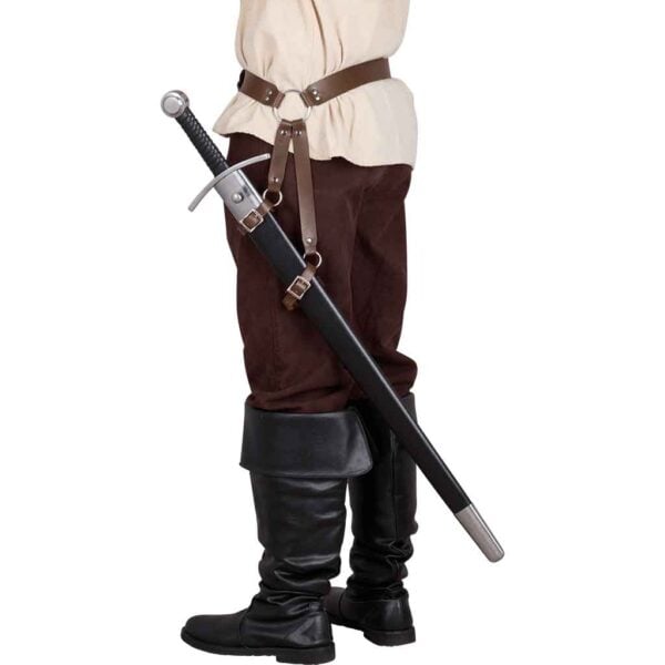 Medieval Leather Sword Belt