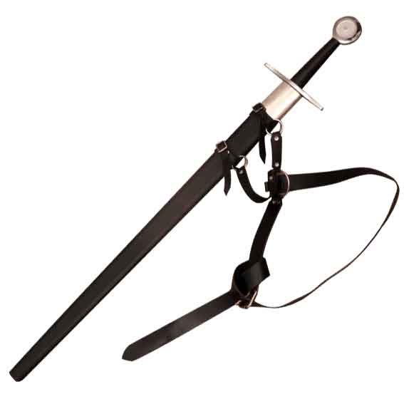 Medieval Leather Sword Belt