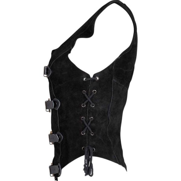 Veloria Womens Suede Vest
