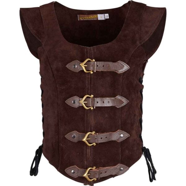 Veloria Womens Suede Vest