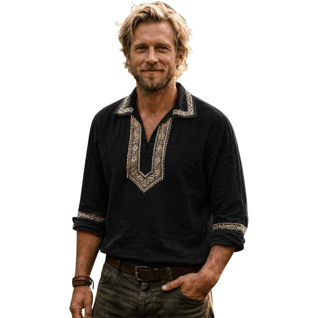 Aethelgard Embroidered Shirt