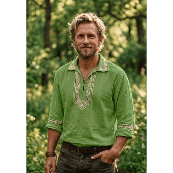 Aethelgard Embroidered Shirt