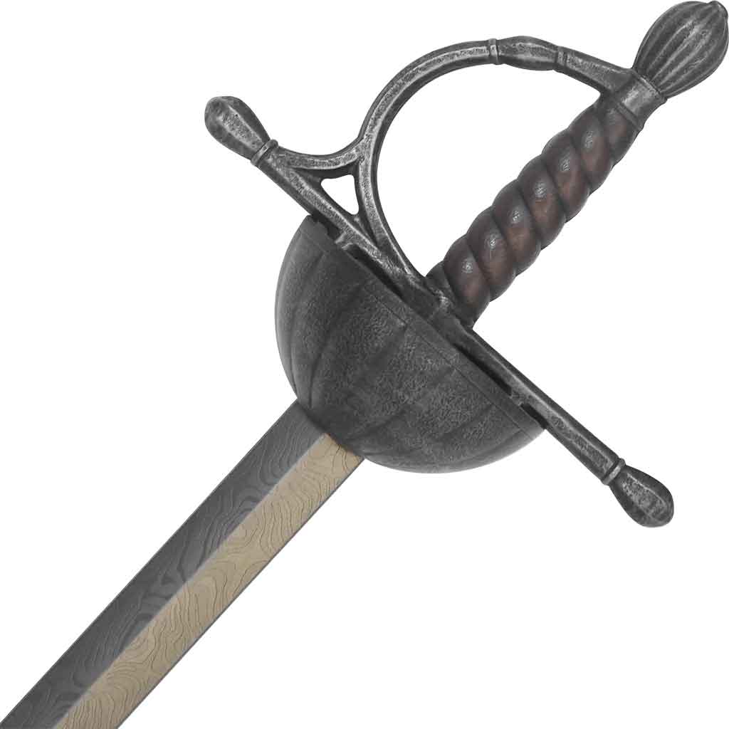 Argent Cup Hilt LARP Rapier