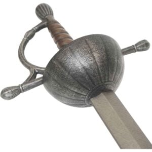 Argent Cup Hilt LARP Rapier