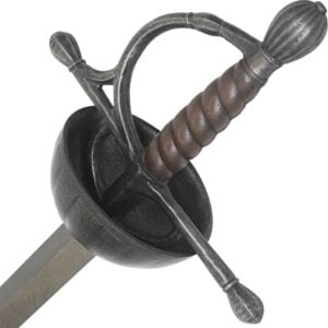 Argent Cup Hilt LARP Rapier