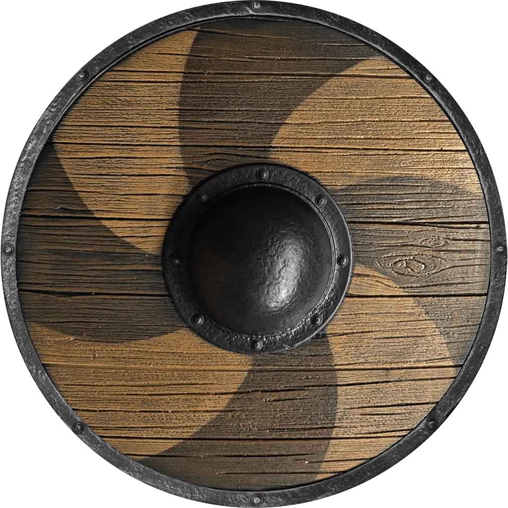 Brown Straumr Viking LARP Shield