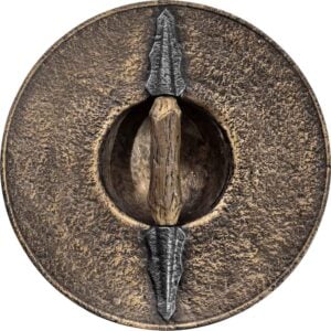 Golden Dueling LARP Buckler