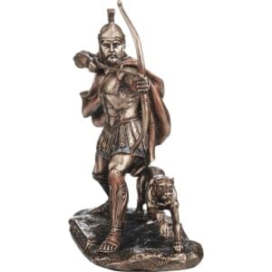 Odysseus Drawing Bow Greek Statue