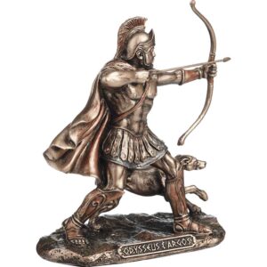 Odysseus Drawing Bow Greek Statue