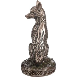 Celtic Knotwork Sitting Fox Statue