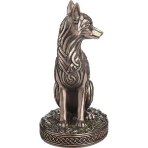Celtic Knotwork Sitting Fox Statue