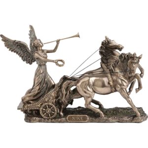 Nike on Chariot Goddess Statue