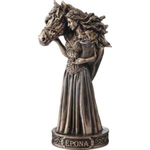 Epona Celtic Goddess of Horses Statue