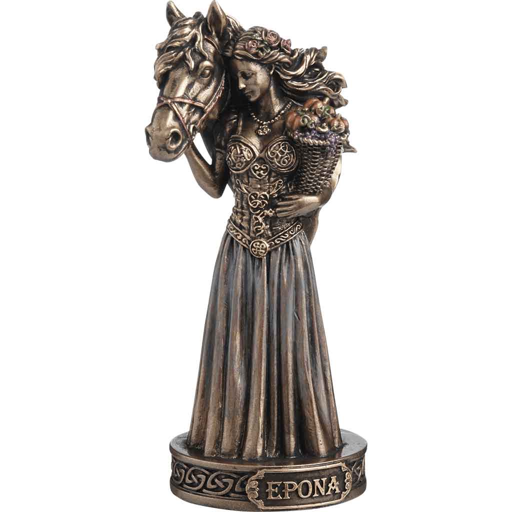 Epona Celtic Goddess of Horses Statue