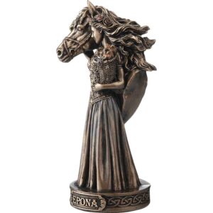 Epona Celtic Goddess of Horses Statue