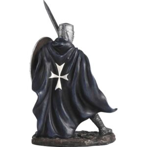 Sword and Shield Hospitaller Knight Statue