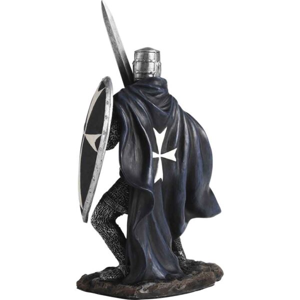 Sword and Shield Hospitaller Knight Statue