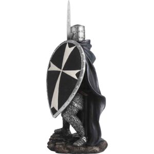 Sword and Shield Hospitaller Knight Statue