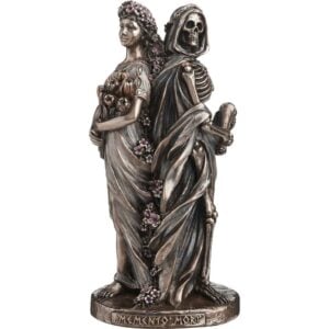 Memento Mori Skeleton Maiden Statue