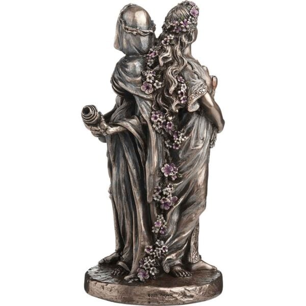 Memento Mori Skeleton Maiden Statue