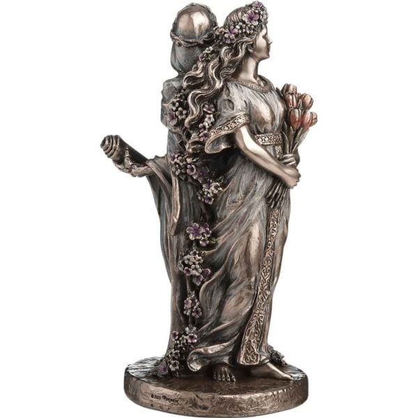 Memento Mori Skeleton Maiden Statue