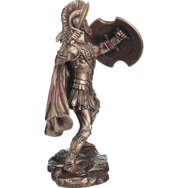 Sword and Shield Dueling Achilles Statue