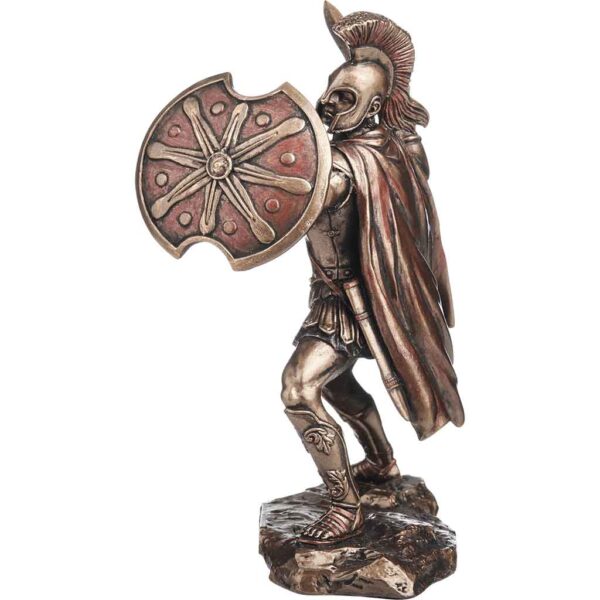 Sword and Shield Dueling Achilles Statue