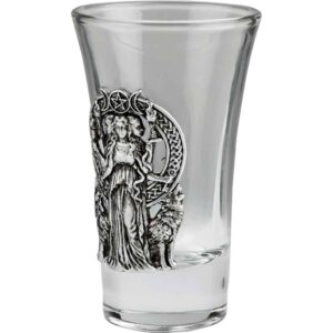 Hecate and Wolves Shot Glass