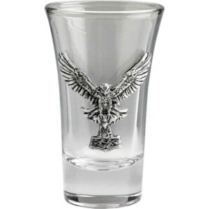 Viking Hawk Shot Glass