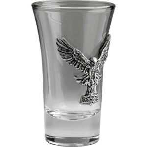 Viking Hawk Shot Glass