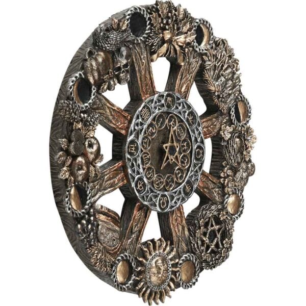 Moon Phase Wheel of the Year Plaque