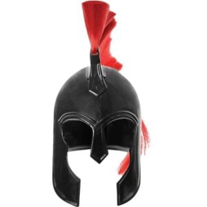 Red Plumed Trojan Helm