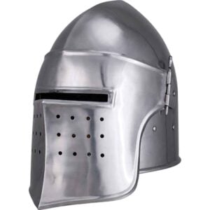 Medieval Fantasy Visor Steel Helmet